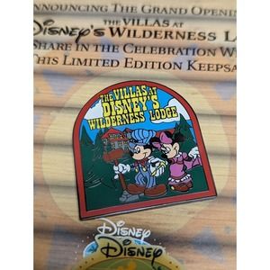 Exclusive Disney Vacation Club Member The Villas At Wilderness Lodge Opening Pin